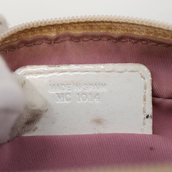 Christian Dior Trotter Canvas Pouch Pink Auth 36609 - Picture 12 of 16